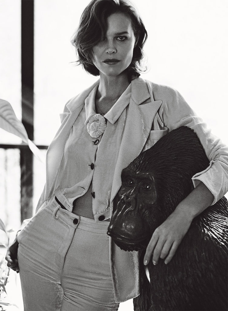 eva herzigova hair Davide Diodovich make-up Karin Borromeo celebrities editorial