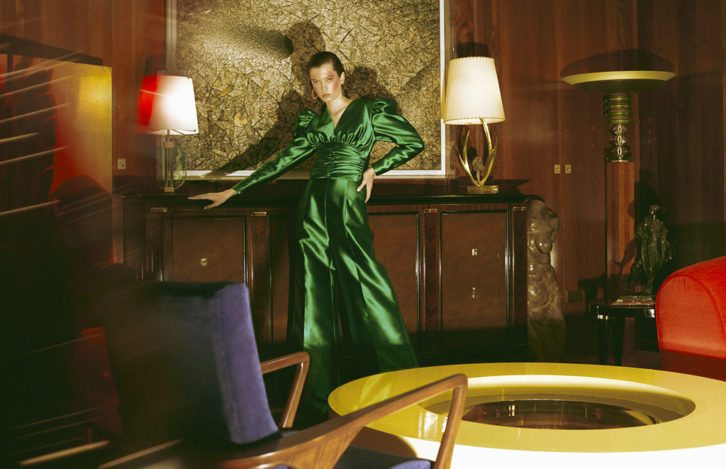 Design Scene photo Fabio Leidi Make-up Sissy Belloglio styling Emily Lee woman editorial