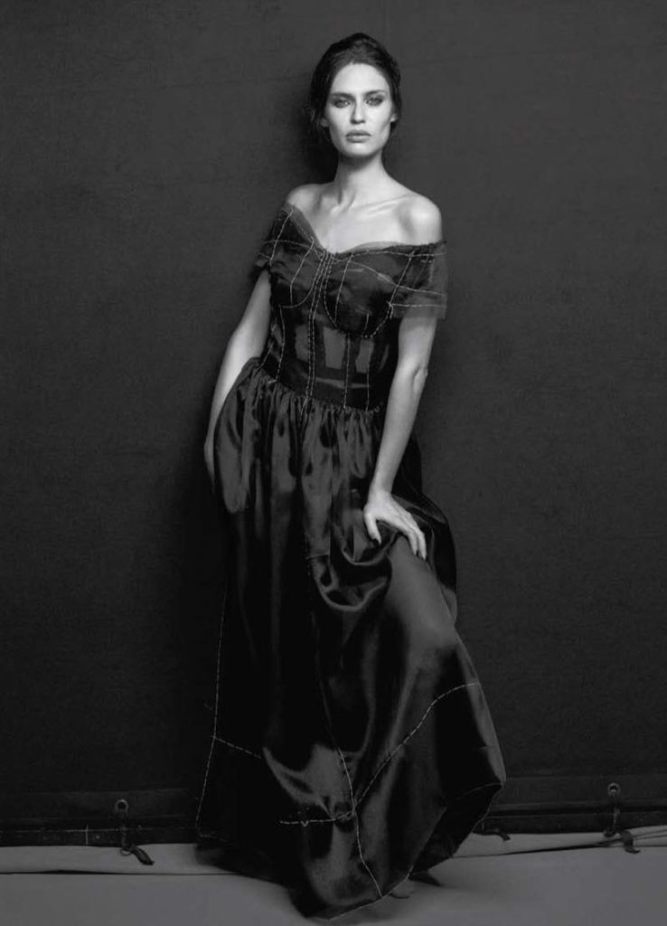 Vogue italia - photographer Peter Lindbergh - model bianca balti - hair Davide Diodovich - manicure carlotta saettone - w-mmanagement