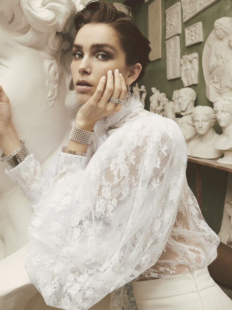 Grazia Italia - magazine - photographer Simone Falcetta  - Stylist Cleo Casini  - make up Karin Borromeo