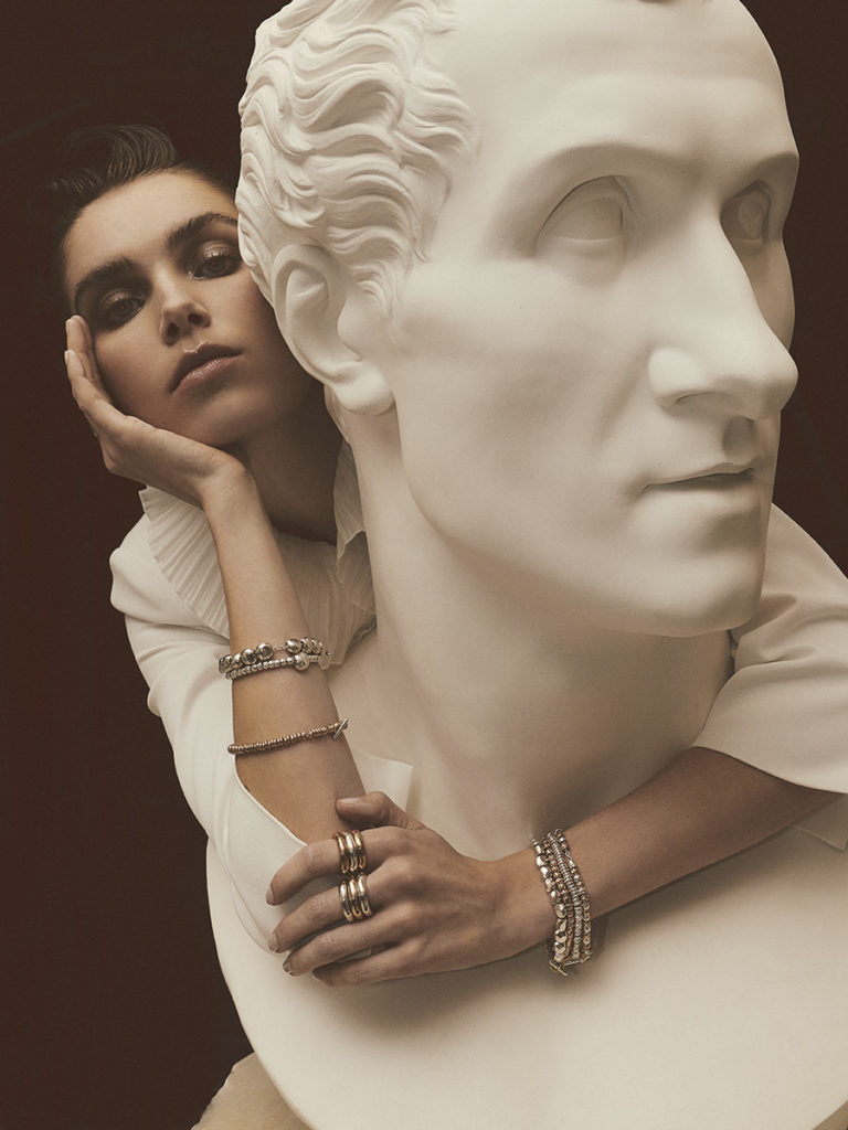 Grazia Italia - magazine - photographer Simone Falcetta  - Stylist Cleo Casini  - make up Karin Borromeo