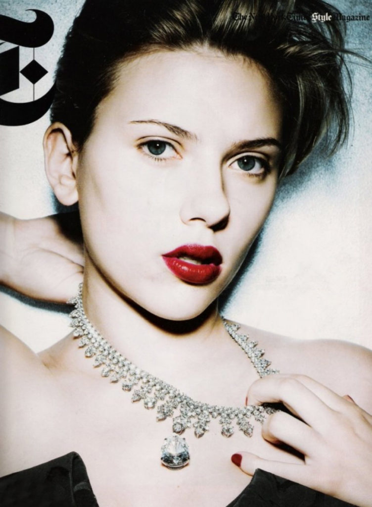 Interview Magazine - Scarlett Johanssons make-up Giampaolo Ceciliato