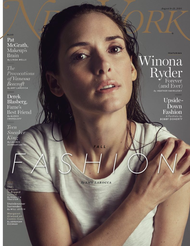 new york magazine Winona Ryder cover make up Gianpaolo Ceciliato
