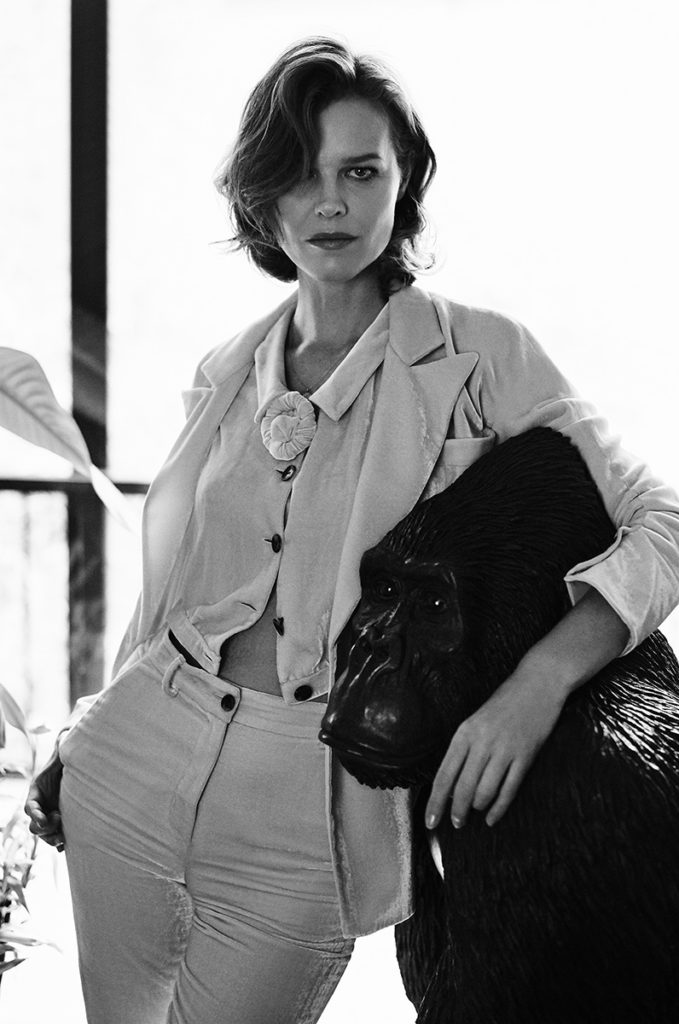 The sunday times style make-up Karin Borromeo Giorgio Armani Eva Herzigova