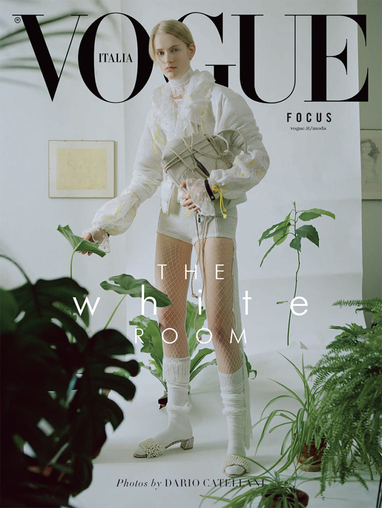 Vogue Italia cover Catellani aprile 2017 manicure Carlotta Saettone