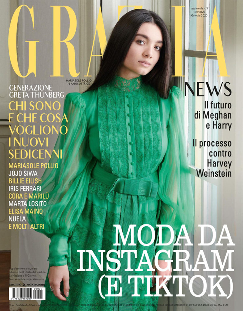 Mariasole Pollio - grazia magazine - photographer fabio leidi - hair stefano gatti - makeup sissy belloglio - w-mmanagement - milano - agency
