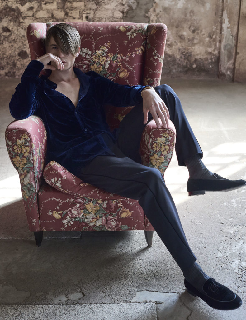 style magazine italia photographer Michael Woolley make-up Augusto Picerni