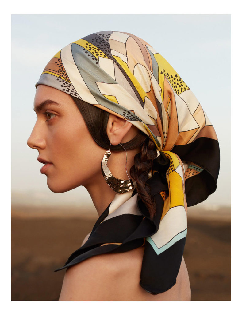 Io Donna hair Rory Rice editorial woman