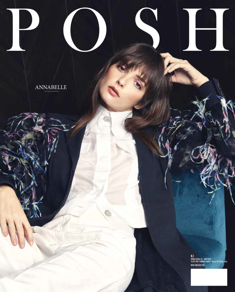 Posh magazine Annabelle Belmondo cover Photo by Federico Barbieri Hair Daniel Manzini