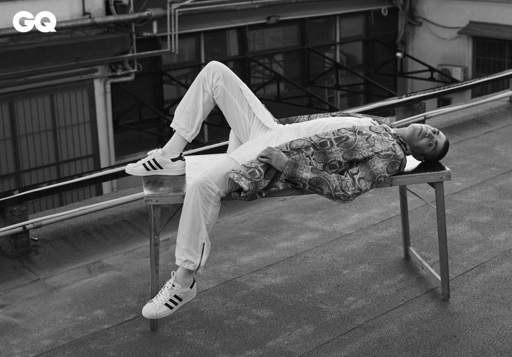 Marracash Gq Italia Photographer Christopher Meimoon Stylist Nik Piras makeup artist Roman Gasser