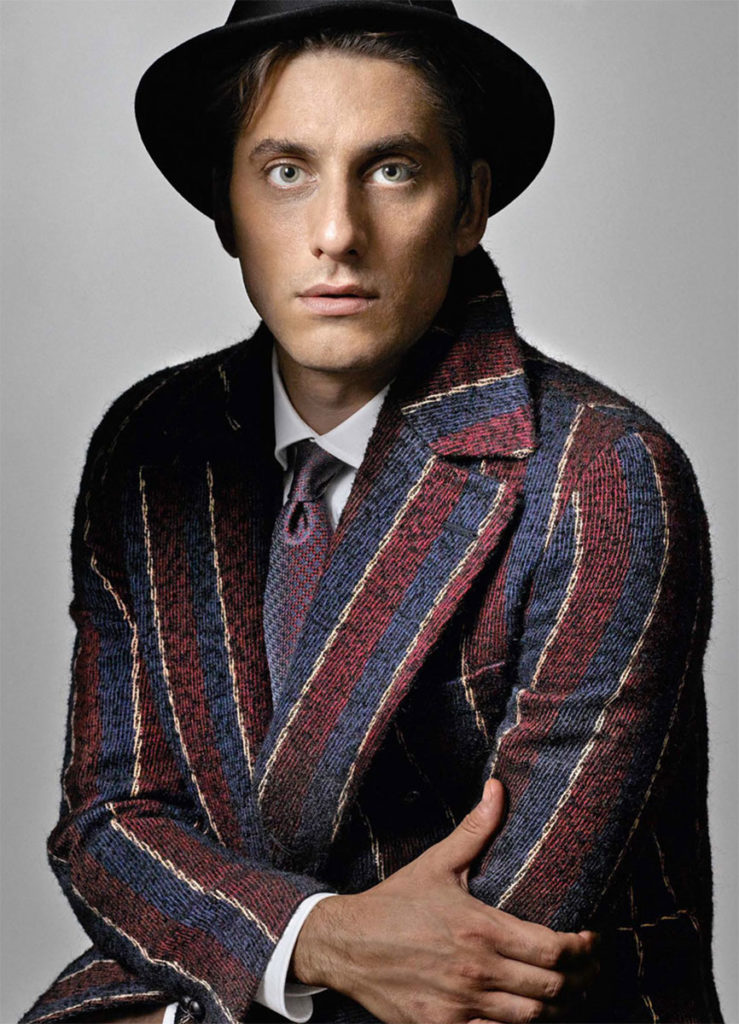 Style Fashion issue make-up Roman Gasser Luca Marinelli