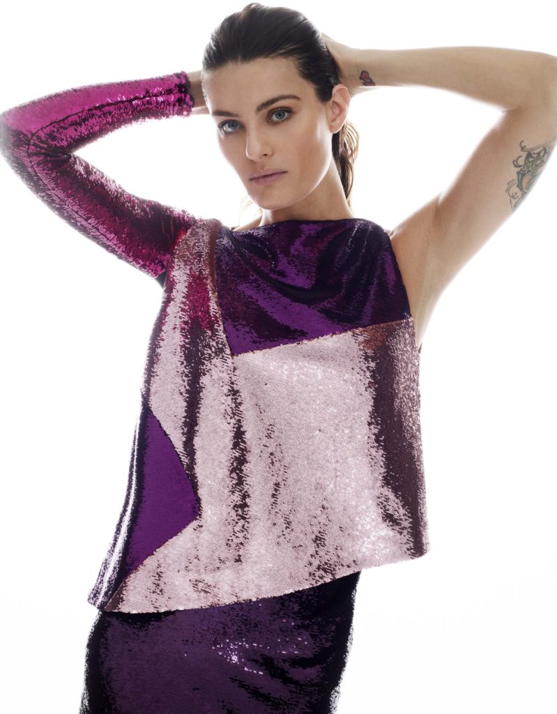 Grazia magazine make-up Sissy Belloglio Isabeli Fontana