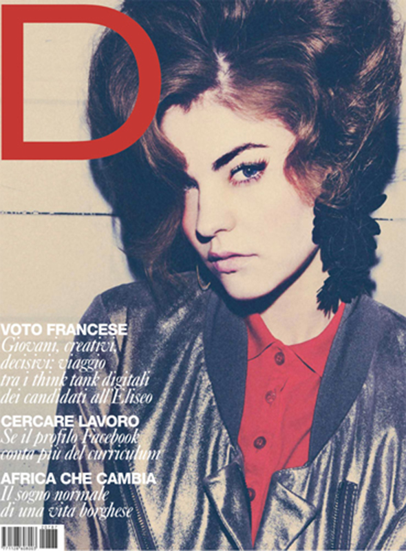 D La Repubblica - magazine - cover - Hair stylist Stefano Gatti