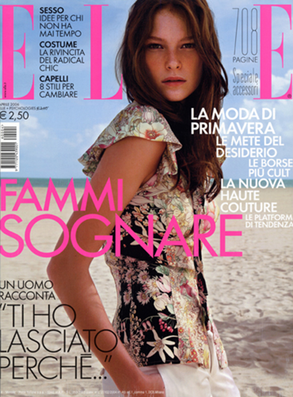 Elle Italia - magazine - cover - Hair stylist Stefano Gatti