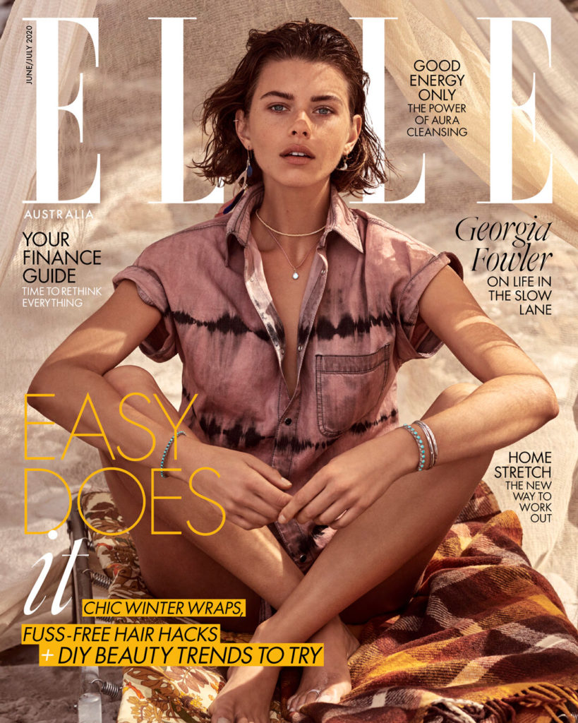Elle Au hair Rory Rice cover woman editorial