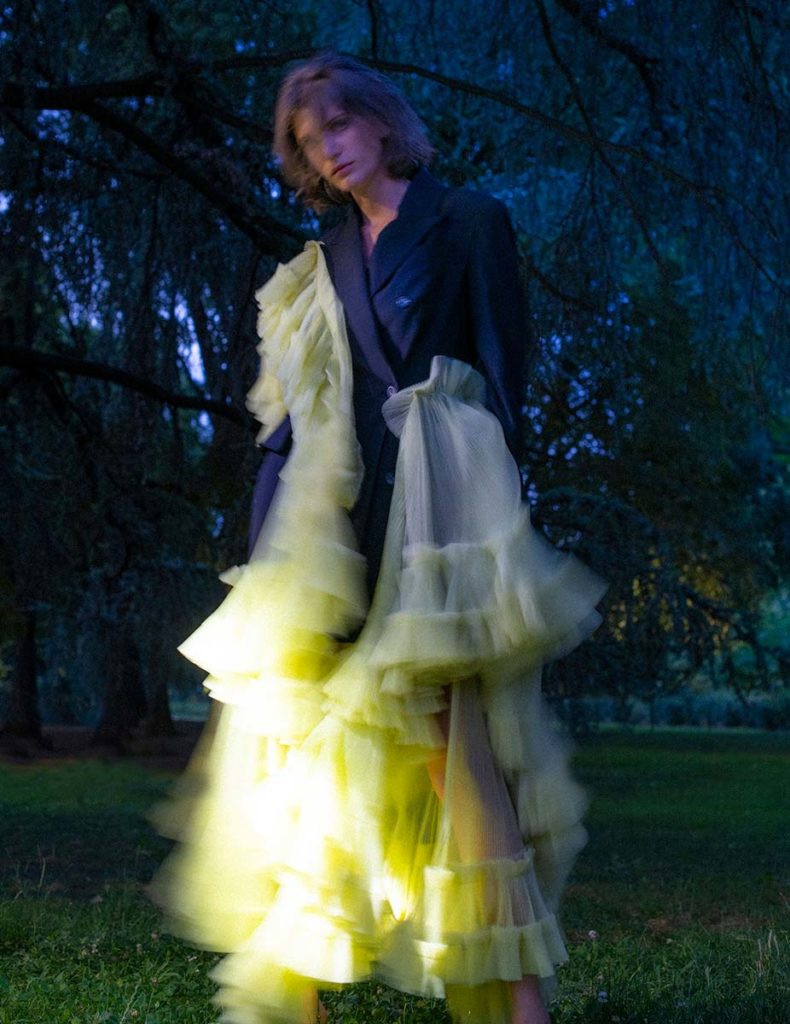 Vogue Portugal - Make-up Augusto Picerni - hair Marco Minunno - photographer Luca Meneghel - model Caterina Ravaglia