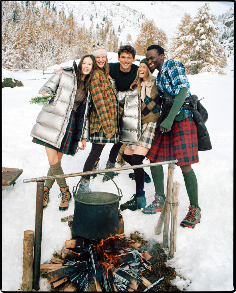 Moncler - photographer Brett Lloyd - Stylist Robert Rabensteiner - Hair Davide Diodovich - Make Up Roman Gasser