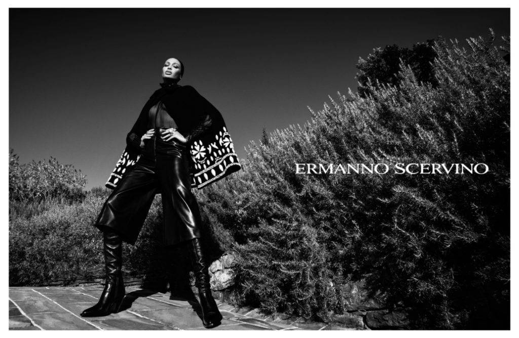 Ermanno Scervino - Joan Smalls - photographer Luigi and Iango - styling Sissy Vian - make-up artist Kassandra Frua