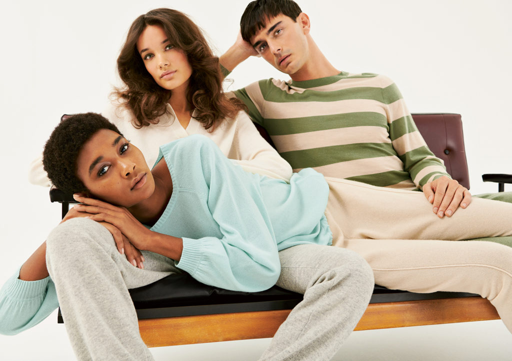 ftc cashmere - photographer Fabio Leidi - styling Giulio Martinelli - make-up Riccardo Morandin - hair Chaira Bussei