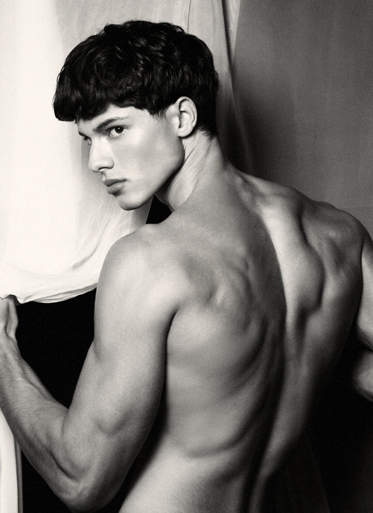 Nacho Penin - Photo Giuseppe Riserbato - Satin series - Hair Davide Diodovich - Make Up Karin Borromeo