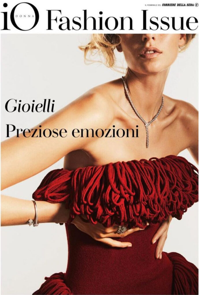 io donna fashion issue - photographer Marco Gazza - nail Carlotta Saettone - make up Karin Borromeo - wm artist management - agency - milano