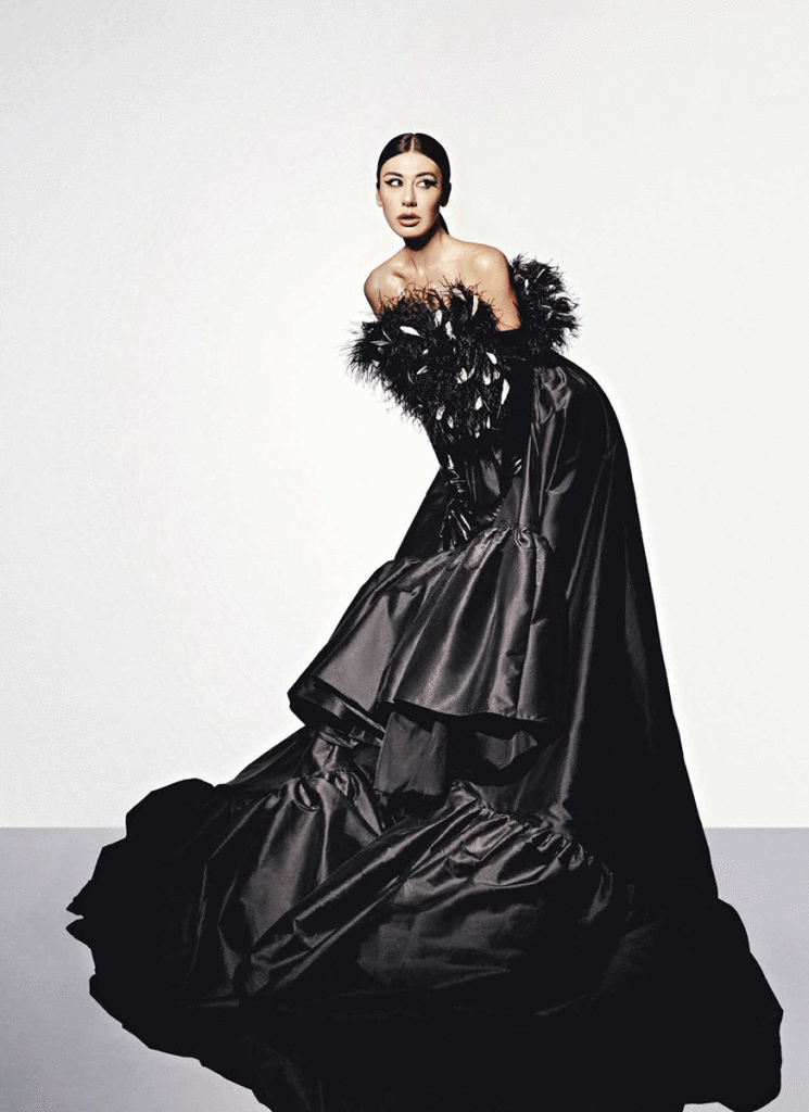 Vanity fair - virginia raffaele - photographer Nima benati - hair luca lazzaro - wm-artist management - w-mmanagement - milano - agency