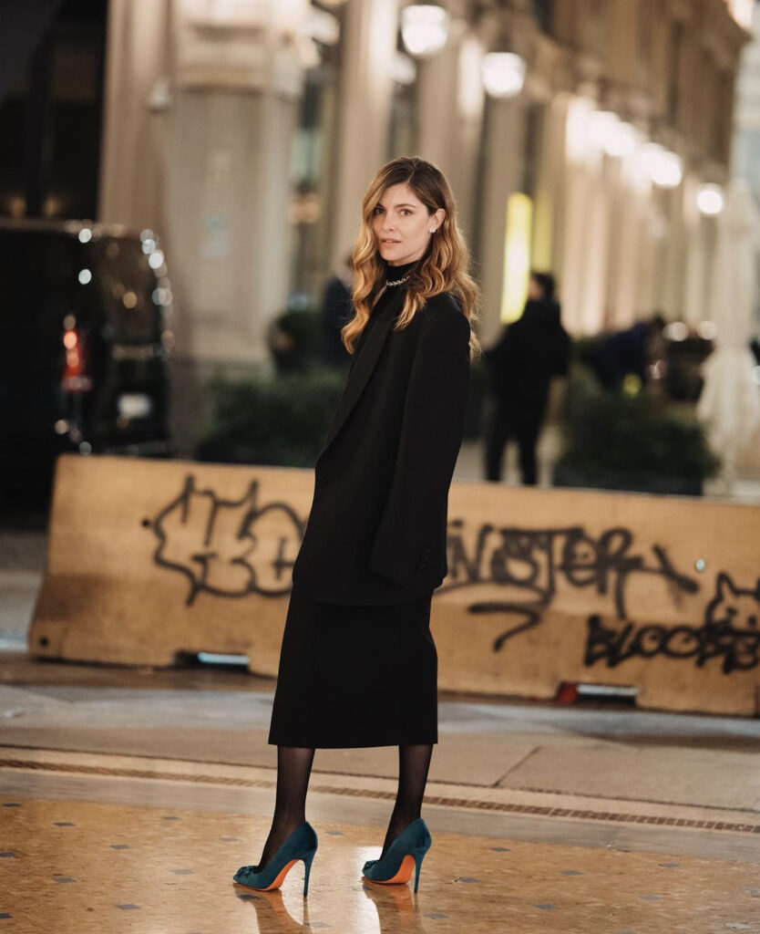 Vittoria Puccini - mfw23 - milano fashion week - makeup roman gasser - makeup artist - wm-artist management -w-mmanagement - milano - agency