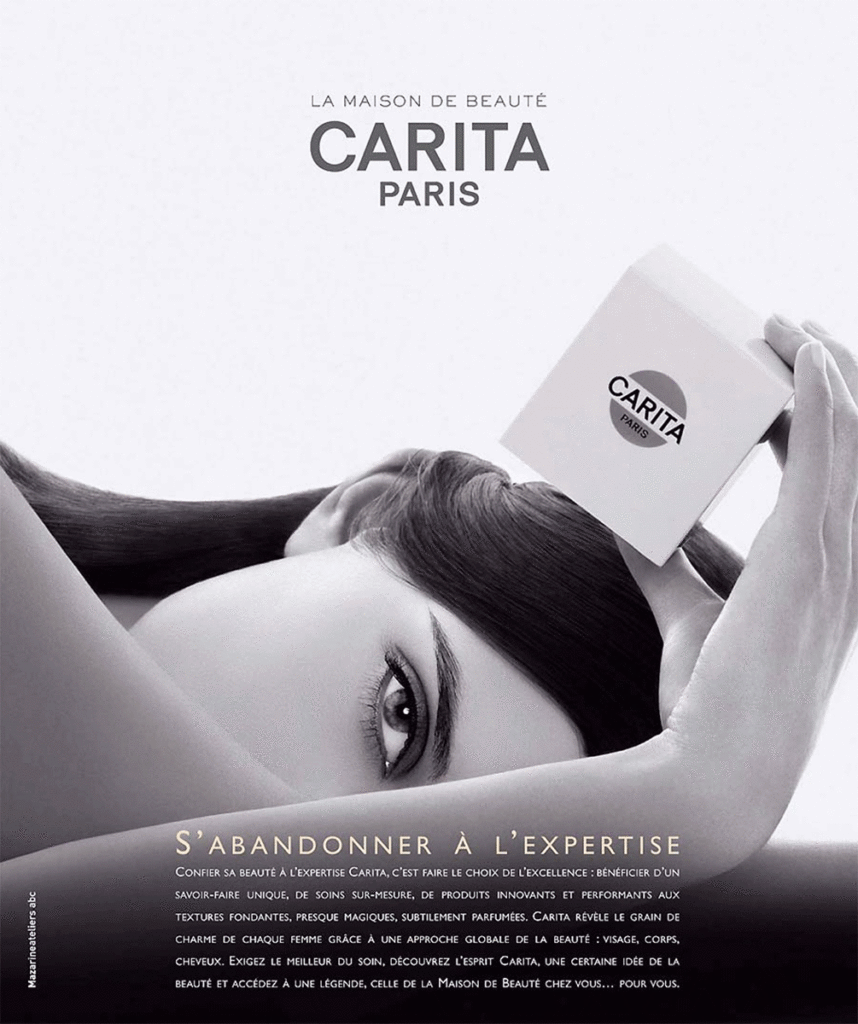 carita paris - beauty - skincare - photographer alexandre weinberger - wm-artist management - w-mmanagement - milano - agency