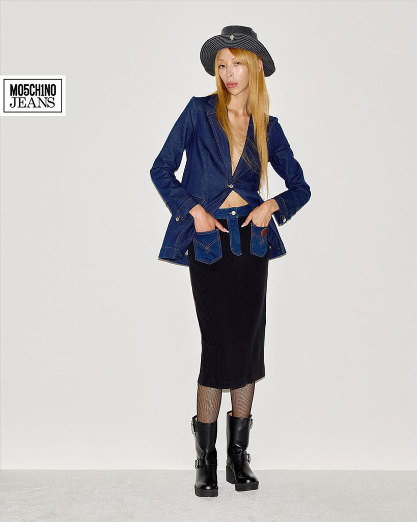 Moschino jeans - photographer daniele rossi - styling lorenzo posocco - makeup sissy belloglio - w-mmanagement - wm-artist management - milano