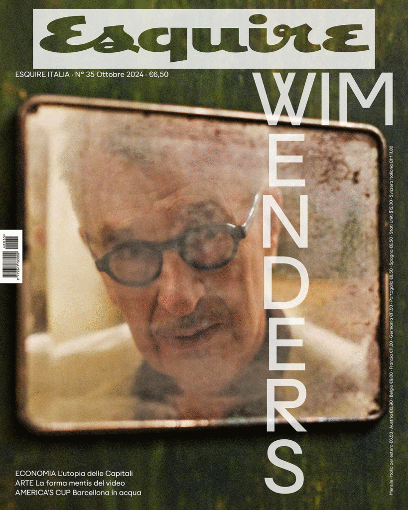 esquire italia - wim wenders - photographer daniel riera - styling nik piras - grooming roman gasser - w-mmanagement - wm-artist management - milano