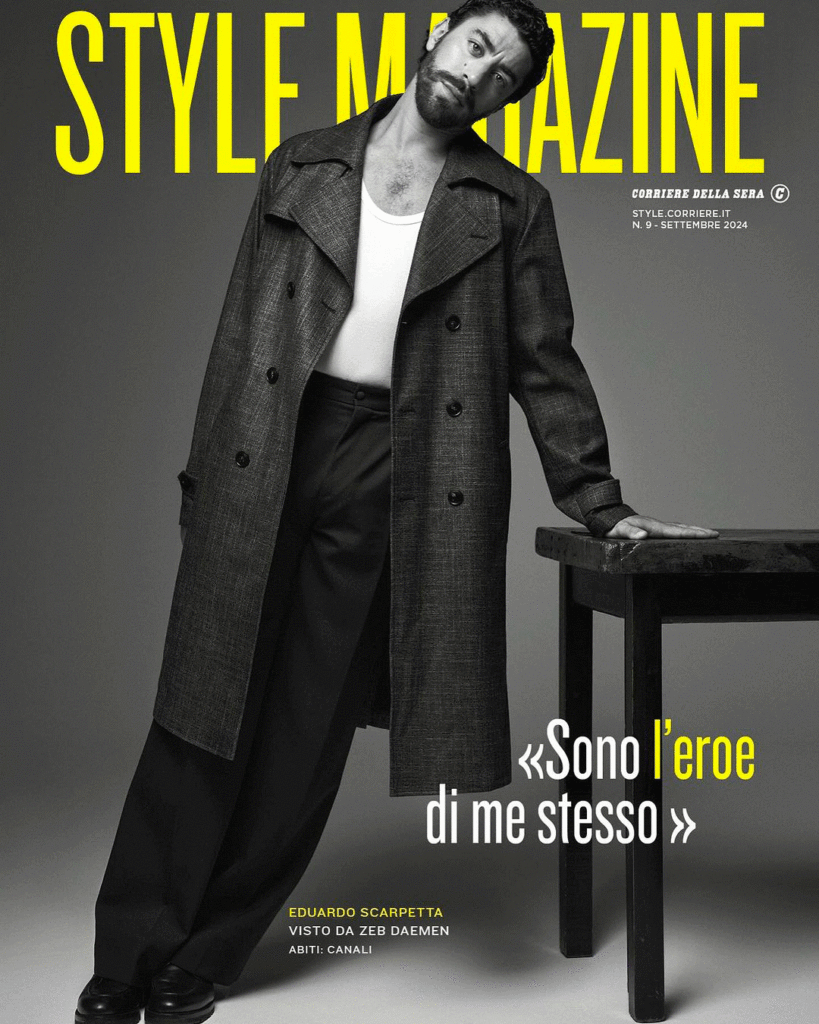 Style Magazine - eduardo scarpetta - photographer zeb daemen - styling Luca Roscini - grooming francesco avolio - wm-artist management - w-mmanagement - milano - agency