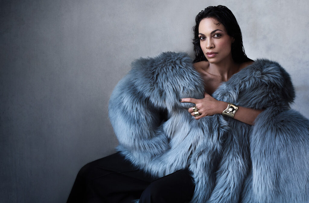 the collector - rosario dawson - photographer philip riches - makeup anna maria negri - w-mmanagement - wm-artist management - milano - agency