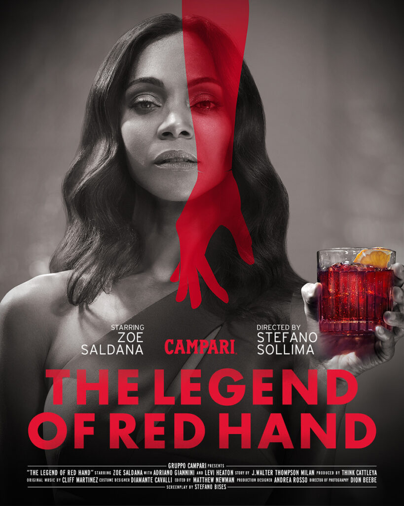 zoe saldana - campari -