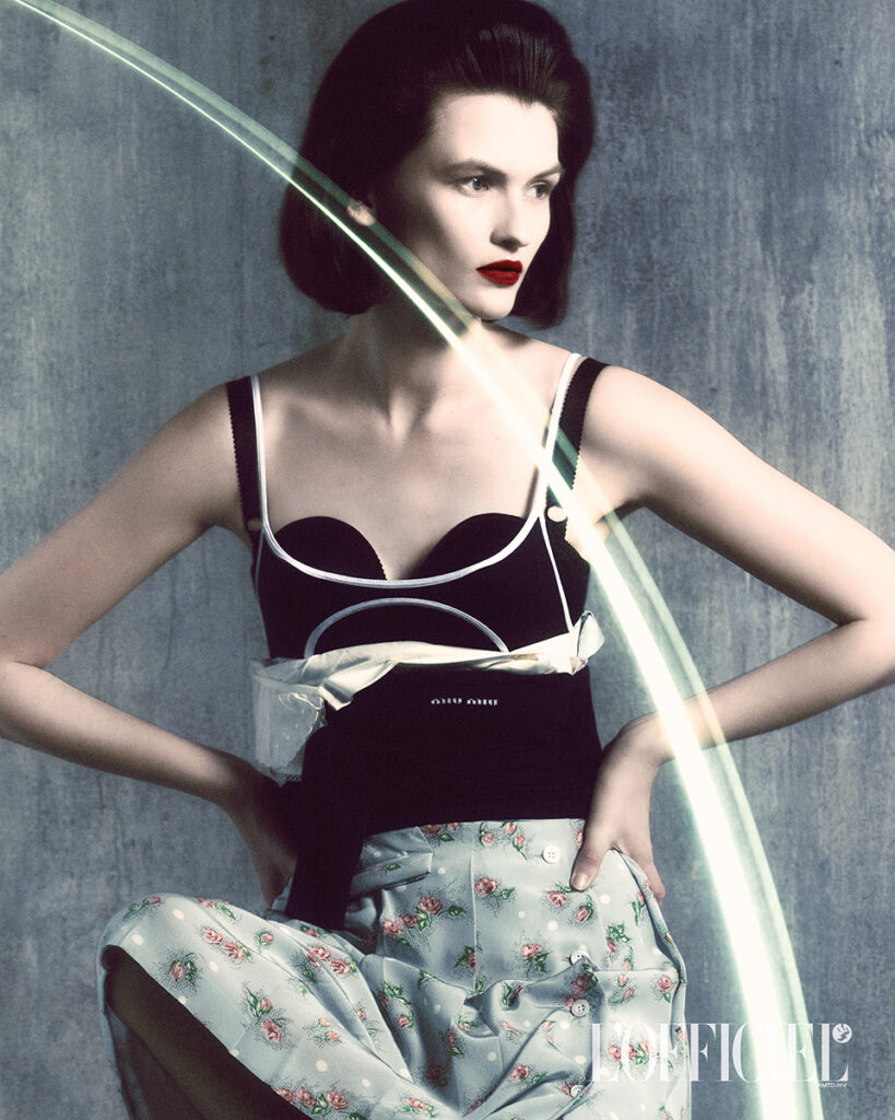L’OFFICIEL ITALIA photo by Giulio Rustichelli l'officiel italia - segreti bourgeois - photographer giulio rustichelli - styling giulio martinelli - w-mmanagement - wm-artist management - milano