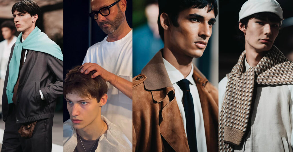 canali - fashion show - ss26 - makeup claudia malavasi - hair davide diodovich - manicure carlotta saettone - w-mmanagement