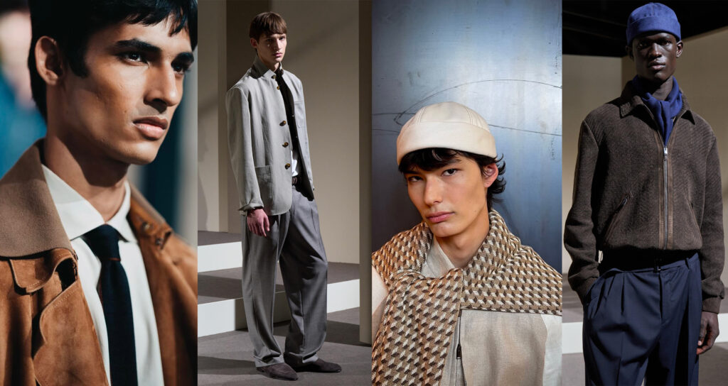 canali - fashion show - ss26 - makeup claudia malavasi - hair davide diodovich - manicure carlotta saettone - w-mmanagement