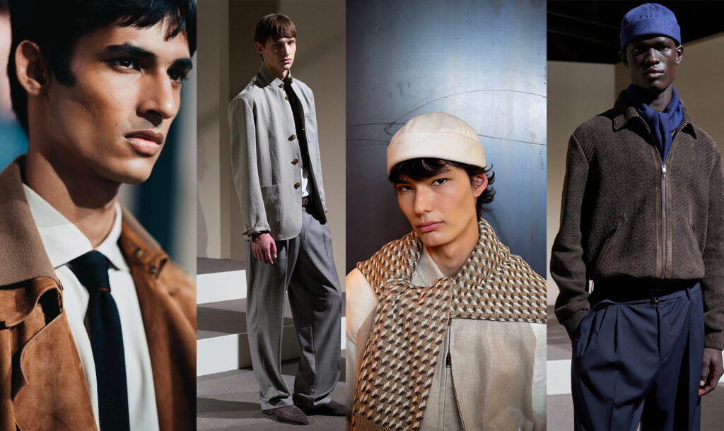 canali - fashion show - ss26 - makeup claudia malavasi - hair davide diodovich - manicure carlotta saettone - w-mmanagement