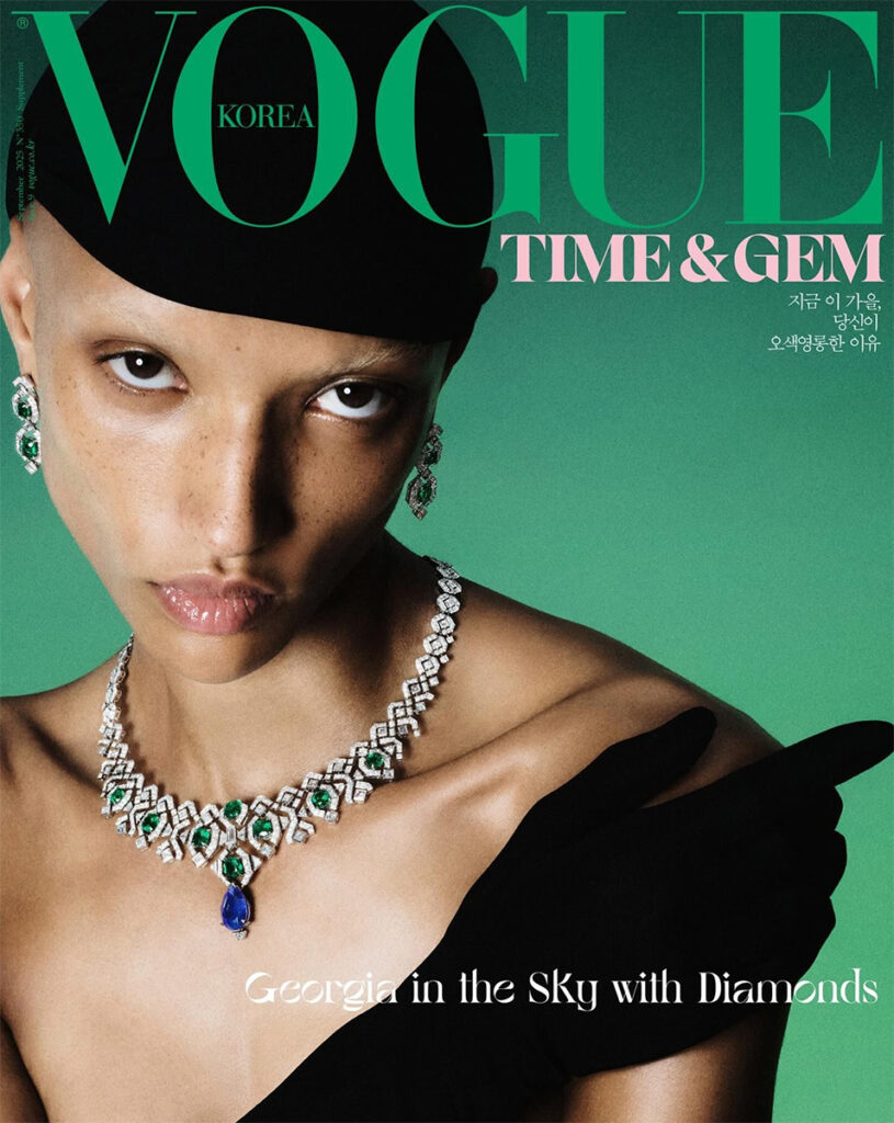 vogue korea - Georgia in The Sky With Diamonds - photographer Pakbae - hair olivier lebrun - w-mmanagement - wm-artist management - milano