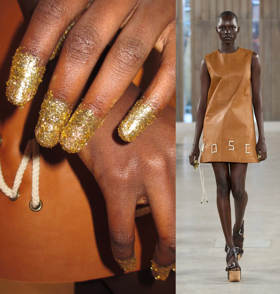 moschino - mfw - spring summer 26 - manicure carlotta saettone - fashion show - wm-artist management - w-mmanagement - milano - agency