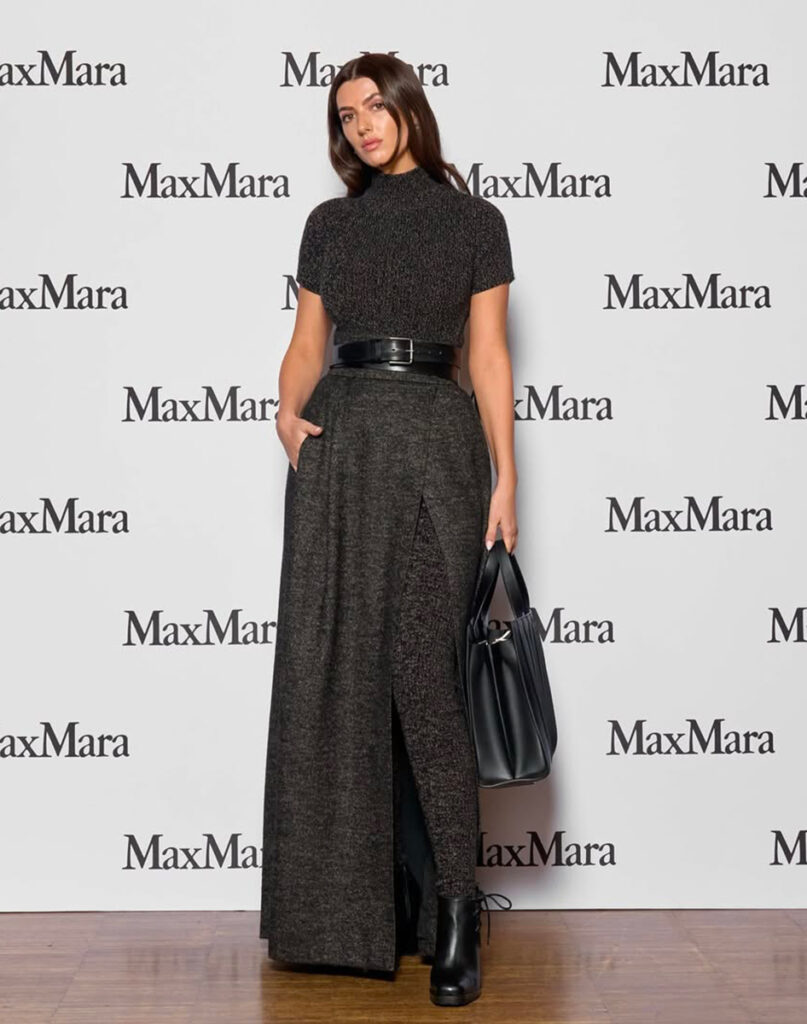 kyra kennedy - max mara - milano fashion week - makeup anna maria negri - w-mmanagement - wm-artist management - milano - agency