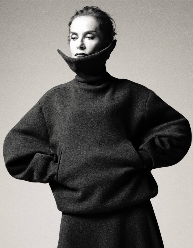 isabelle huppert - photographer camilla akrans - - makeup hugo villard - makeup artist - w-mmanagement - wm-artist management - milano