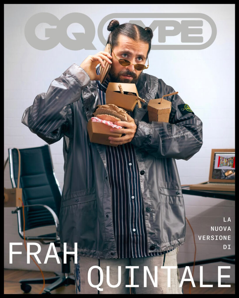 gq italia - frah quintale - photographer pietro cocco - hair - makeup amy kourouma - w-mmanagement - wm-artist management - milano - agency