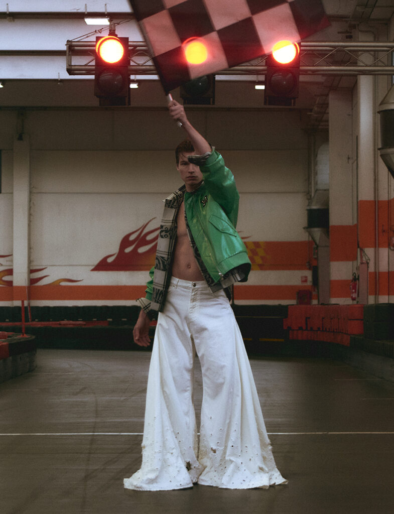 sportweek - gokart - photographer nicola pagano - hair francesco avolio - w-mmanagement - milano - agency