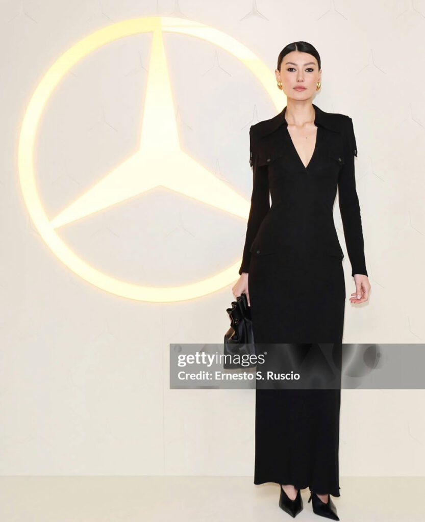 Amalie Gassmann - Mercedes-Benz cla World Premiere - Villa Miani - roma - makeup edoardo de falco - w-mmanagement - milano - agency