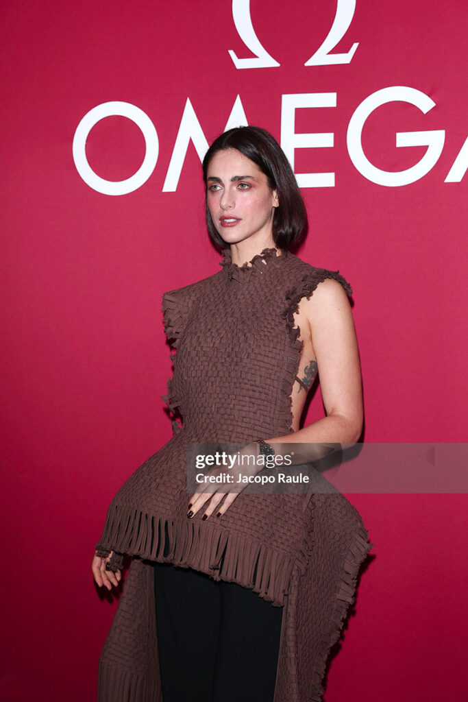 miriam leone - red carpet - omega - hair davide diodovich - hairstylist - w-mmanagement - wm-artist management - milano - agency