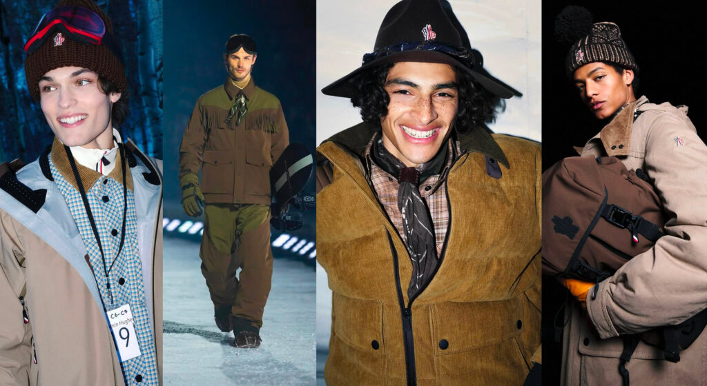 Moncler grenoble - Aspen - fw26 - makeup roman gasser - makeup artist - w-mmanagement - milano - agency - wm-artist management