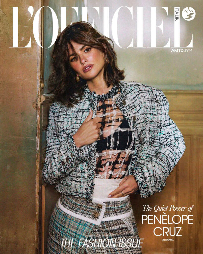penelope cruz - l'officiel - photographer greg swales - styling anna castan - w-mmanagement - wm-artist management - milano - agency