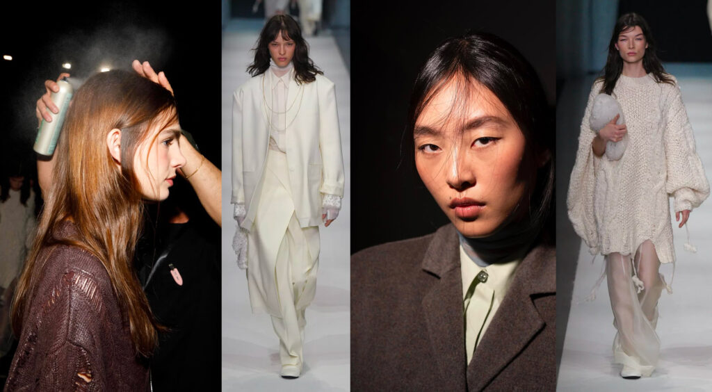 anteprima - milano fashion week - fw26 - makeup anna maria negri - hair davide diodovich - w-mmanagement - wm-artist management - milano