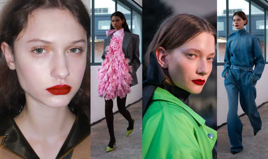 msgm - fw26 - makeup claudia malavasi - hair davide diodovich - manicure carlotta saettone - w-mmanagement - wm-artist management - milano - agency