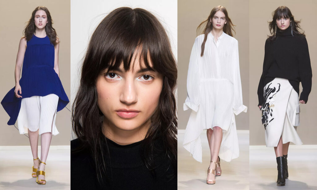 Krizia - fashion show - milano fashion week - makeup Hugo Villard - makeup artist - catwalk - w-mmanagement - wm-artist management - milano - agency